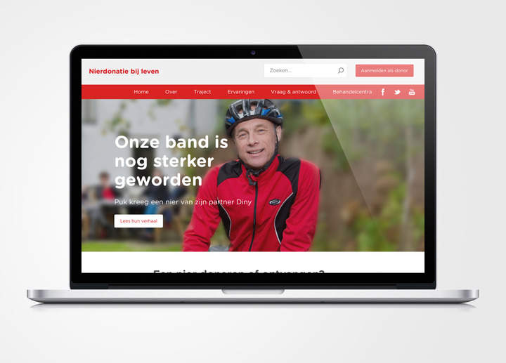 screenshot homepage nierdonatiebijleven