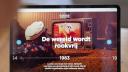 Rookvrije Generatie homepagina op desktop interface